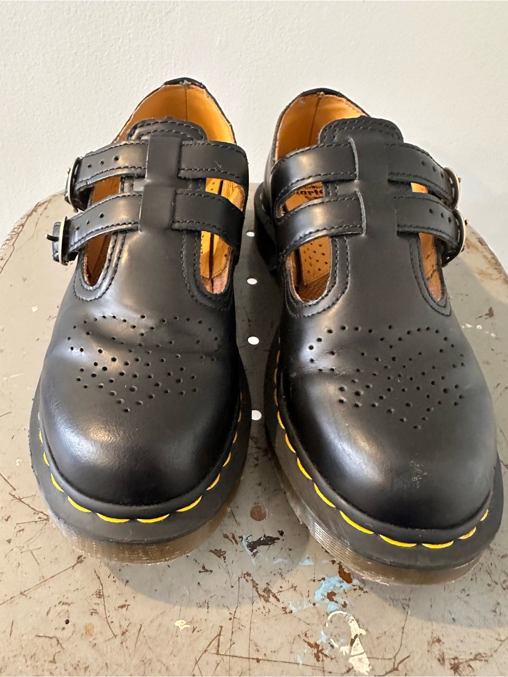 Dr Martens 8065 Mary Jane Strap Shoes - Picture 3 of 11